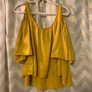 Altar’d State Mustard Color Boho top